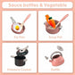 Kids Kitchen Toys Set 92/86/69/59PCS Play Kitchen Accessories Kit with Play Pots Pretend Food Cooking Toy Toddler Girls Boy Gift