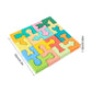 Wooden Puzzles Geometric Shape Matching Toy 16 Pcs Jigsaw Puzzle for Kids Boys Girls Learning Home School Kindergarten Education