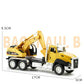 1:50 Alloy Truck Model Engineering Vehicle Excavator Bulldozer Head Dumper Truck Crane Tanker Toys For Children's Gifts