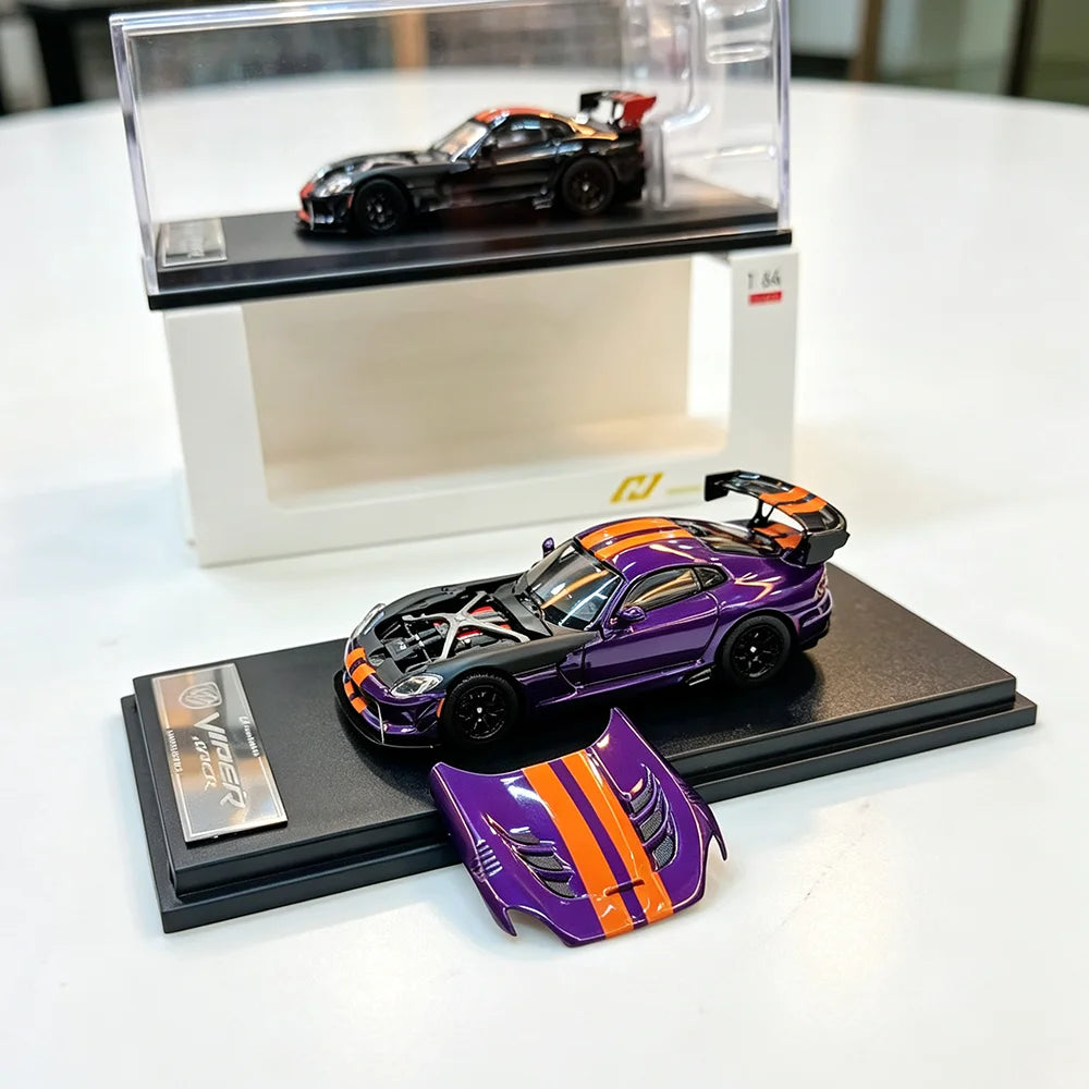 1/64 Model Car For Third Generation Viper Supercar Simulation Alloy Sports Car Model Collector Toy Luxury Vehicle For Gifts