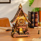 Robotime ROKR Cuckoo Clock Mechanical 3D Wooden Puzzle Christmas Cuckoo Clock Building Kit Holiday DIY Project for Teens Adults