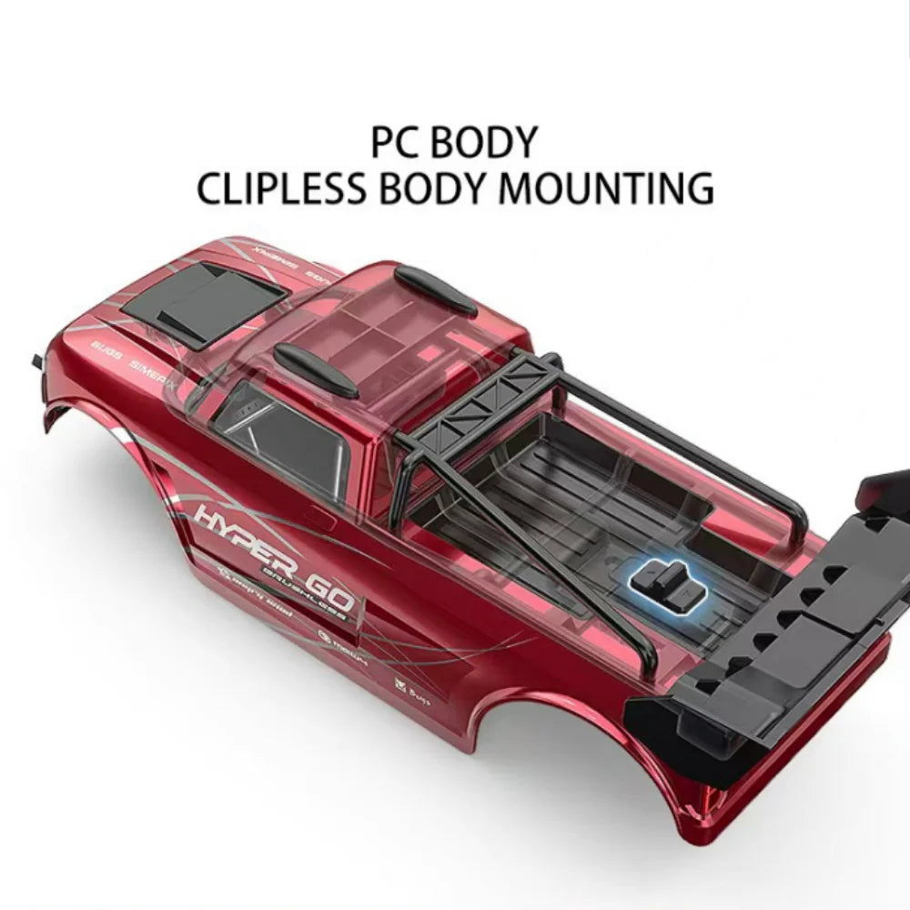 MJX Hyper Go 10210 1/10 RC Car 3S 66KM Brushless High Speed Off-road Drift Vehicle 2.4G Remote Control Toys Car as Gift