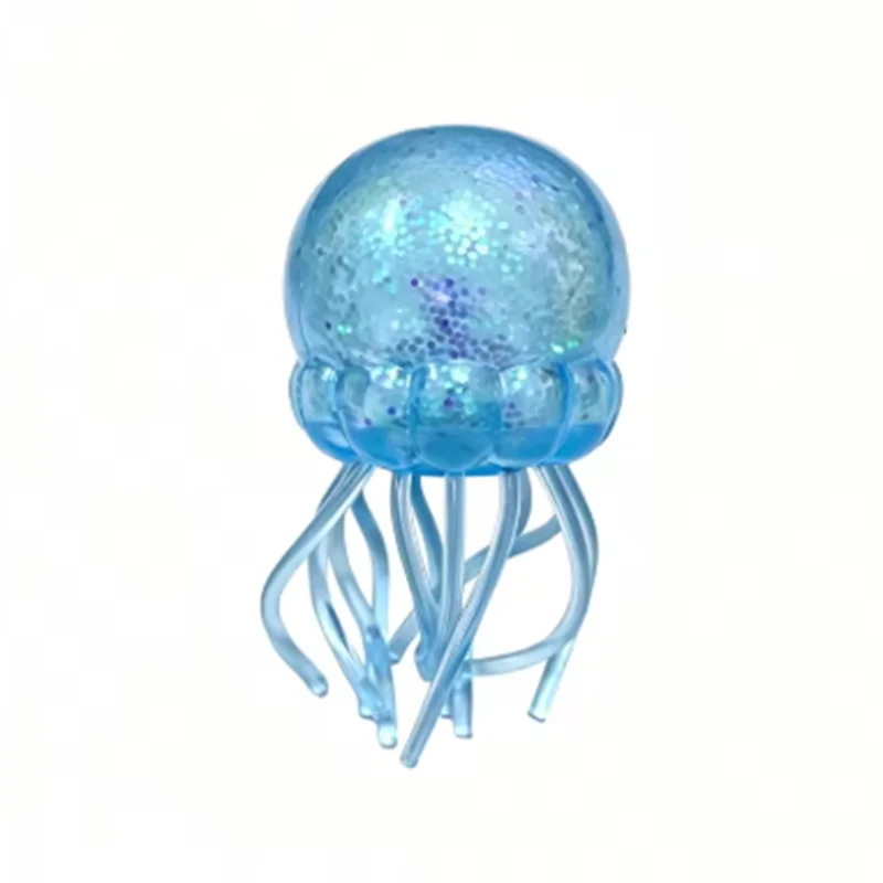 Jellyfish Maltose Squishy Toy Soft Squeeze Cute Jelly Fish Anti Stress Relief Relax Fidget Ball Fun Toy for Friends Gifts