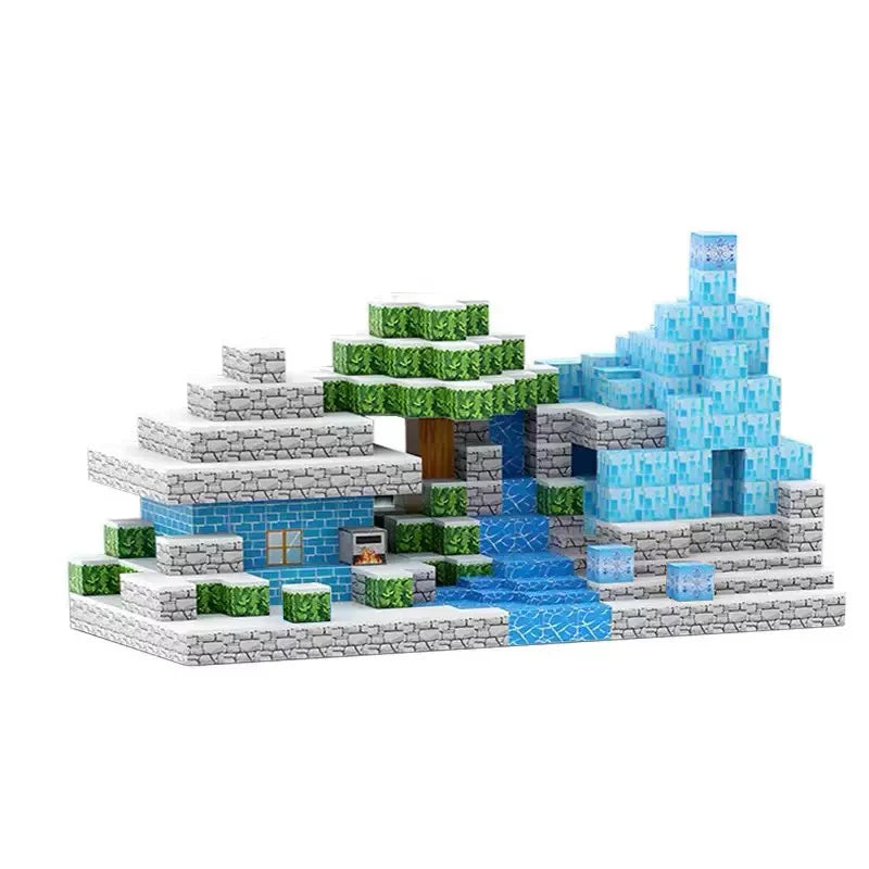 Magnetic Building Blocks Toy Building Blocks Full Set of Children's DIY Assembly Toy Building Blocks Table Building Games June 1