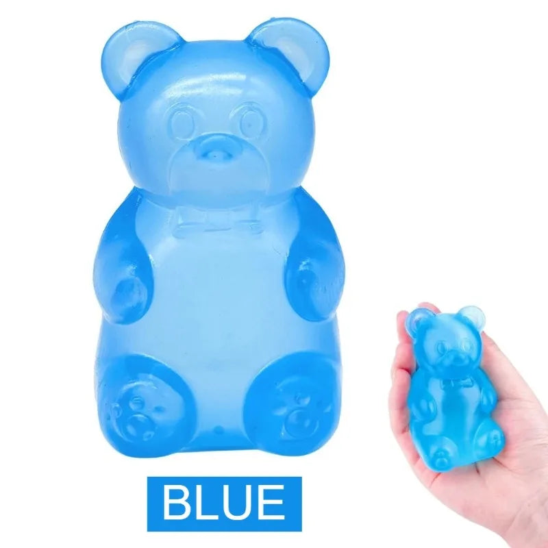 8.5CM Cute Squishy Bear Stress Ball Sugar Bead Filled Slow Rebound Non Toxic Sensory Fidget Toy for Classroom Prizes Party