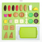 Children Hamburger Pretend Play Kitchen Toy Set – Sandwich & Fries