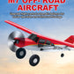 M7 Moore Off-road Aircraft Qidi560 RC Plane EPP 4CH Remote Control Brushless Airplane with LED Light Model Toys for Children