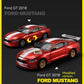 CCA DIY Customizable 1:43 Scale Ford Mustang Alloy Car Model Kit - Unique Racing Car Collectible for Hobbyists & Enthusiasts