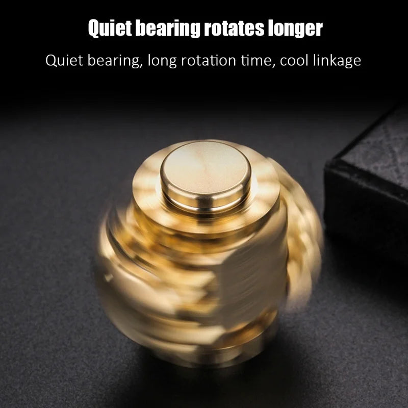 Fidget Toys Cube Metal Spinning Toy Stress Relief Toy For Adults Children Gifts