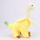 28CM Cute Peeled Banana Brontosaurus Plush Toys Soft Stuffed Dragon Animals Gift for Kids Birthday Gift Home Decor