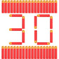 Kids Shooting Game Refill Dart Bullets Pack 9.5cm*1.9cm Compatible With Nerf N-Strike Mega Blaster Mastodon Twinshock Toys Guns