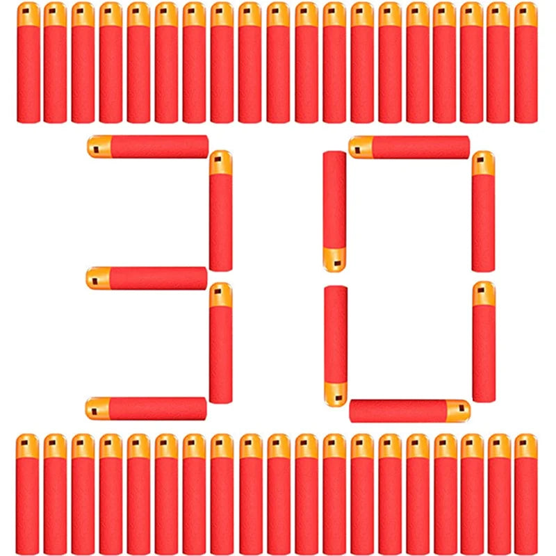 Kids Shooting Game Refill Dart Bullets Pack 9.5cm*1.9cm Compatible With Nerf N-Strike Mega Blaster Mastodon Twinshock Toys Guns