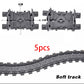 City Train Station Platform Traffic Light Cave Flyover Tracks Straight Curved Rails Building Block Bricks Technican Creative Toy