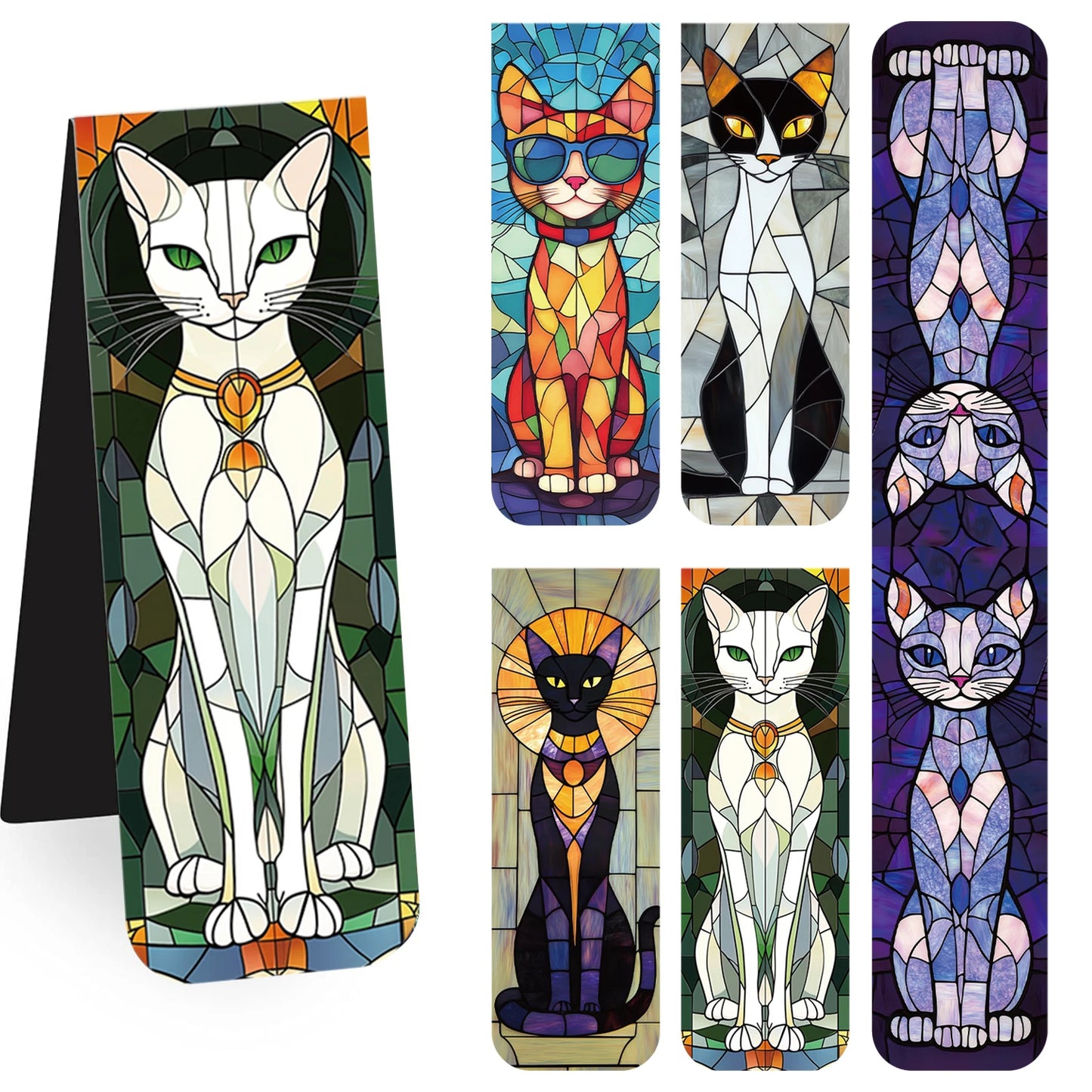 5pcs Simple And Fun Cat Paw Magnetic Bookmarks Reading Items Page Holder Stationery Office Supplies Book For Pages Books Readers