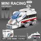Racing Car Bus Engineering Vehicle Ambulance Pull Back Model Building Blocks Brick Toys Children Boys Birthday Gift Brick