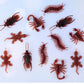 5-50Pcs Halloween Gadget Plastic Cockroaches Joke Decoration Props Rubber Toy Gags Practical Jokes Toys Plastic Bugs Cockroach