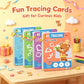 Reusable Magic Practice - 4-Book Set for Pen Control, Letters & Numbers | 128 Pages Handwriting Workbook for Kids Ages 3-8 | Homeschool & Classroom Supplies