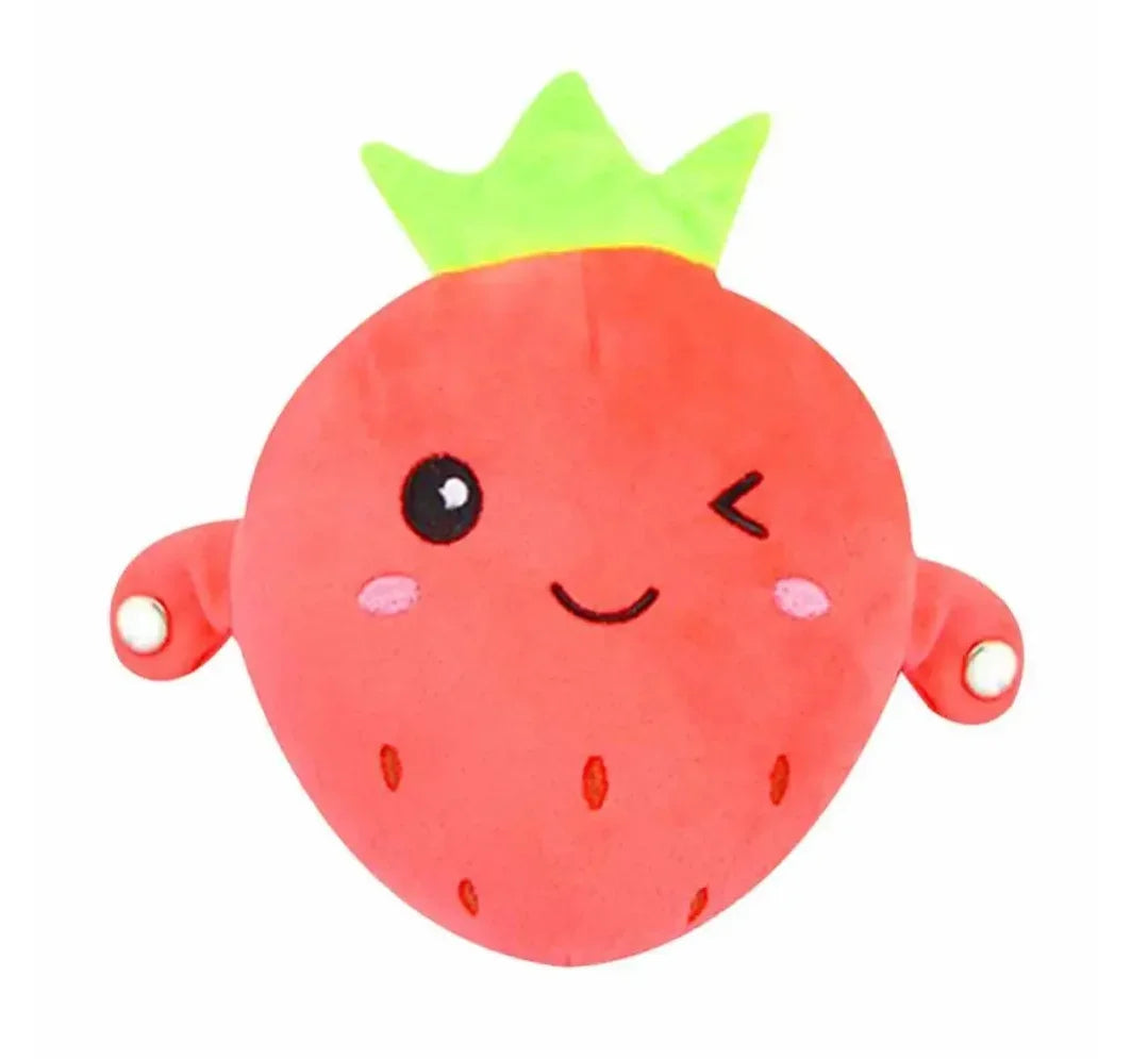 Cartoon Fruit Sensory Rhythm Piano Doll Toy, Baby Interactive Fruit Doll, Musical Plaything for Kids, Fun Educational Gift