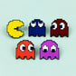 Retro Pac-Man Enamel Pins Set Classic Arcade Game Ghost Brooch Metal Badge for Backpack Clothes Lapel Pin Gift for Gamers