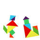 Wooden Jigsaw Magnetic Tangram Puzzle Book Educational Toys For Children Baby Kid Portable Montessori Learning Intelligence