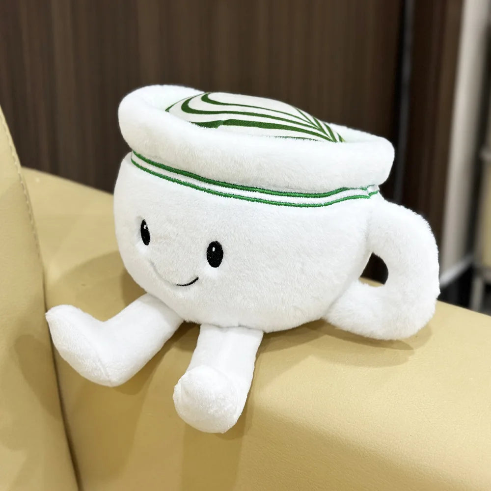 New 12cm Matcha Plush Toys Cute Soft Stuffed Cartoon Pillow Anime Dolls For Kid Birthday Christmas Gift