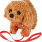18CM Electric Simulation Puppy Plush Toys Interactive Dog Robot  Walking Barking Tail Wagging Toy for Kids Birthday Xmas Gift
