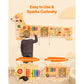 SucceBuy Puppy Kids Wall Busy Panels 12 Activities Board Montessori Sensory Learning Activity Center for Children Playroom Toys