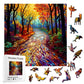 Forest Path Wooden Puzzle - Perfect Gift for Focused Training and Relaxation, Birthdays, Festivals, Natural Theme Puzzles | Exqu