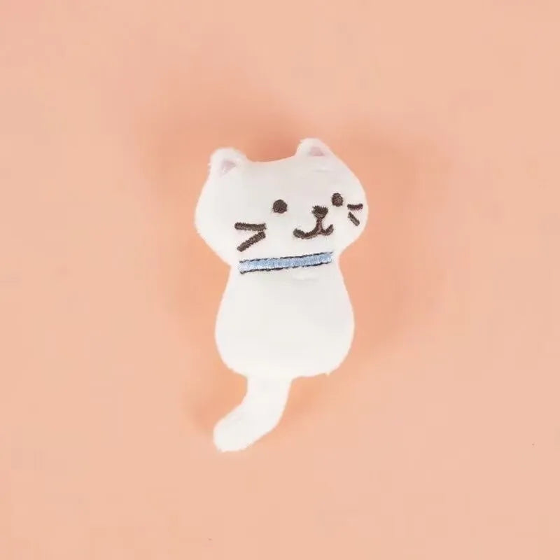 Kawaii Kitten Plush Bag Pendant Mini Cat Plush Doll Cartoon Plush Doll Bag Charms Soft Animal Stuffed Student Gifts