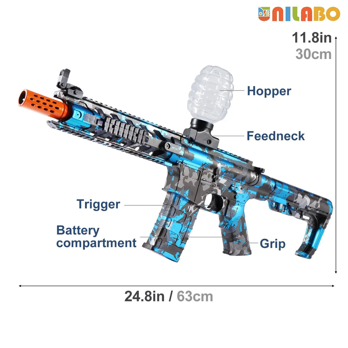 M416 Electric  Blaster Gun Toys, Rechargeable, Automatic Outdoor Toys for Team Activities, Perfect Gift(Bullets Excluded)
