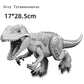 Jurassic World Brutal Raptor Building Blocks Dinosaur Model Tyrannosaurus Indominus T-Rex Assemble Educational Toy For Kids Gift