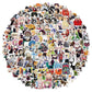 300 Sheets Without Duplication Mix Anime Stickers DIY Car Skateboard Laptop Phone Luggage Waterproof Decals Sticker Kids Toys