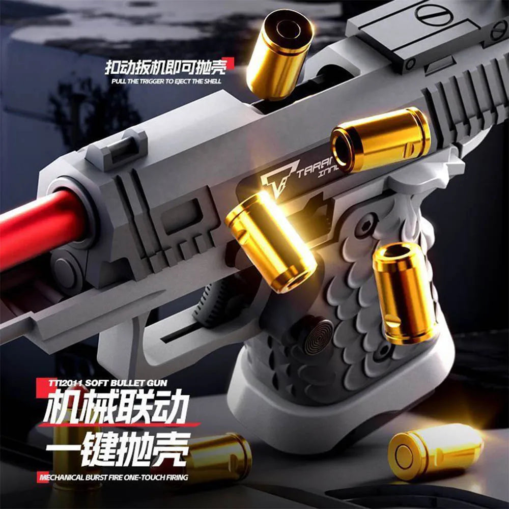 Fidget Toy Gun GX4 Shell Ejecting Gun Toys Pistol For Boys Safe Toys For Kids Children Birthday Gift