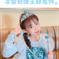 6pcs Rhinestone Tiara Crown and Magic Wand With Glitter Crystal Head Hoop Jewelry Hair Accessories For Girls Teens Birthday Gift