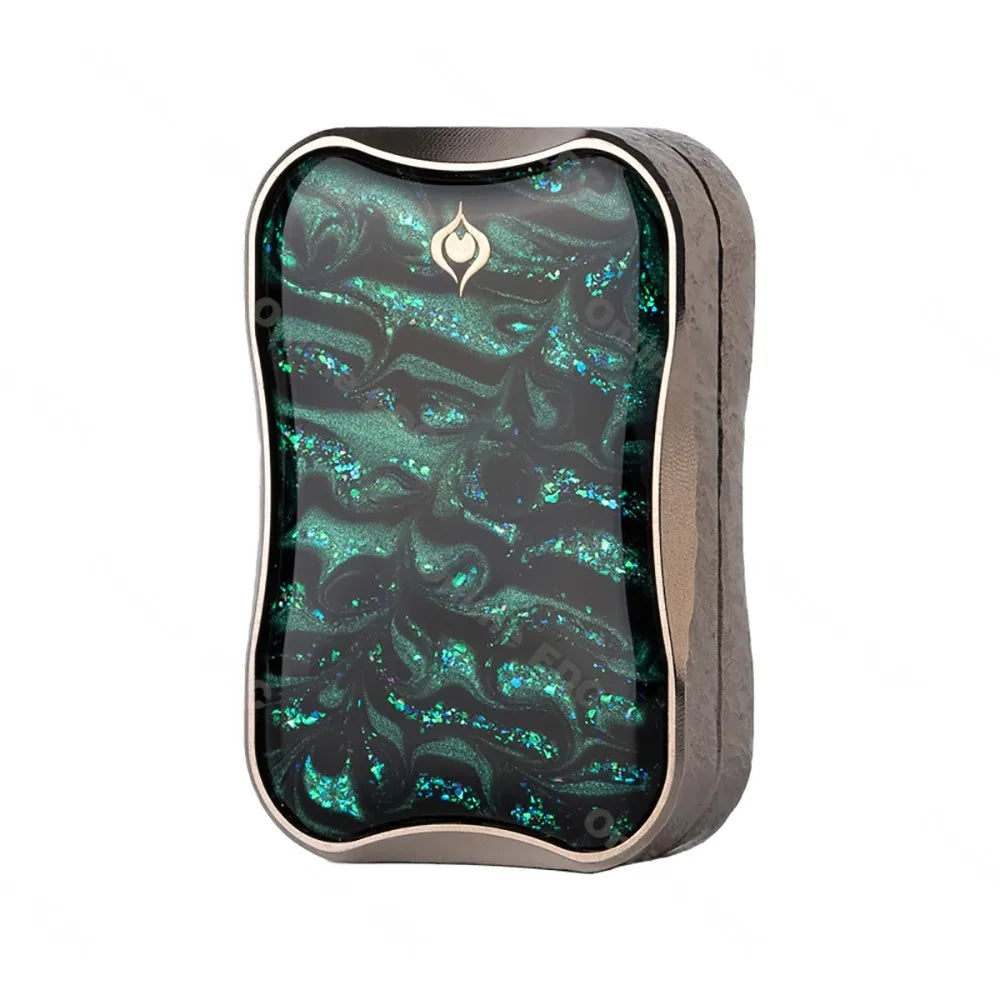 Peacock Aura Sand Slim Pro Unlimited Pushing Slider Fidget Slider Stainless Steel Titanium Zirconium Stress Relief Toy For Adult