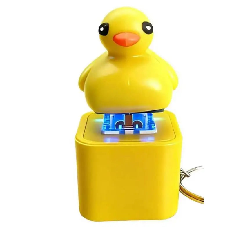 Rechargeable Squeeze Stress Relief Toy Cute Frog Keychain Pendant With Sound Portable Decompression Artifact Gift For Boys