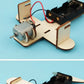 DIY Electric Glider Plane Assemble Kit Precut Wood Parts Science Experiment Toy Learn Aerodynamic & Motor Circuit Knowledge