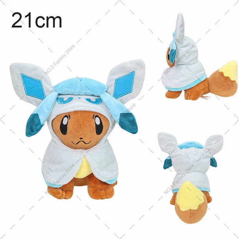 32 Style Eevee Plush Toy Pokemon Eeveelution Umbreon Vaporeon Jolteon Flareon Espeon Leafeon Cartoon Stuffed Animal Doll Peluche