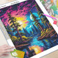 5D Diamond Art Painting Aurora Landscape DIY Mosaic Embroidery Kit