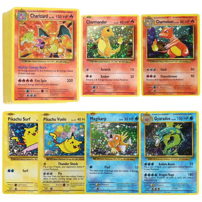 New Holographic Pokemon Cards Scarlet Violet 80Vmax 20EX English Letter Pokemon trading card Kids Gift