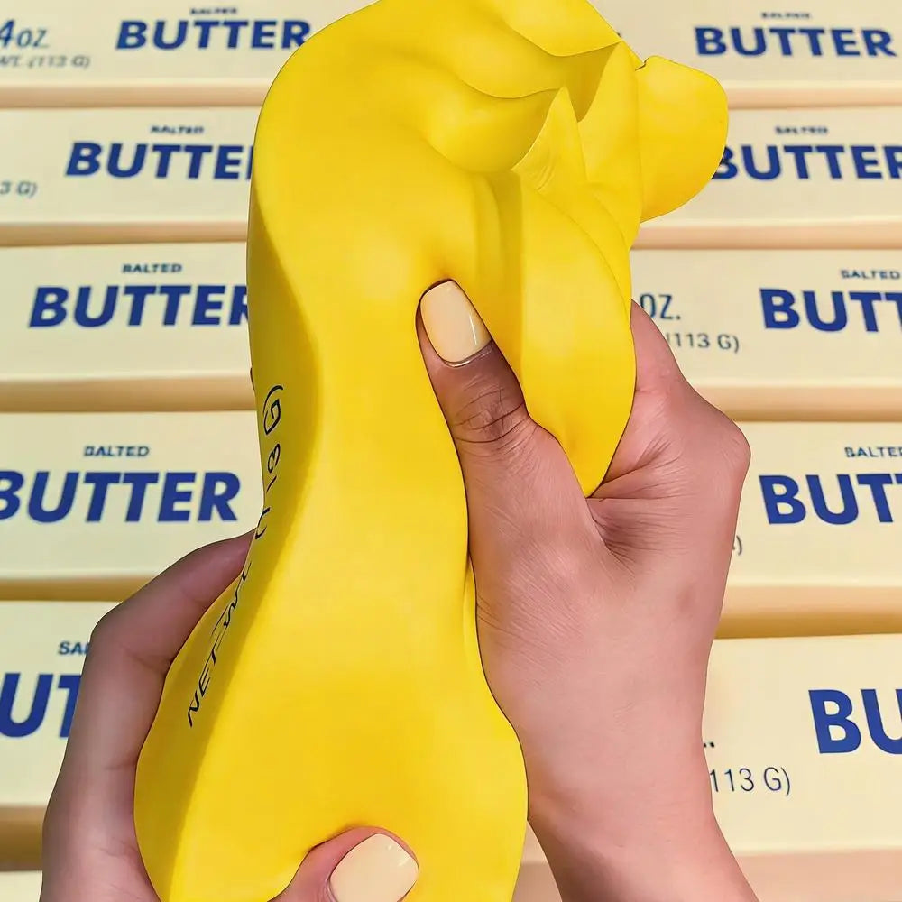 Soft Big Butter Anti-stress Fidget Toy Slow Rebound Stress relieve Squeezing Toy For Kids Teens Students Adults Home Office