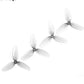 (8CW+8CCW) HQProp 45mmx3 Grey-poly Carbonate-1.5mm Shaft High Quality Prop 45MM Propeller For Micro Whoop FPV Racing Drone Parts
