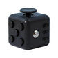 Square Infinity Dice Fidget Toy with Tactile Buttons Multifunctional 6-Side Decompression Cube Clicker Switch Gear Dial Joystick