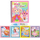 NEW Children Animal Cartoon Painting Book  Magic Water Book with Water Pen for Kids Birthday Christmas New Year Gift for Kids