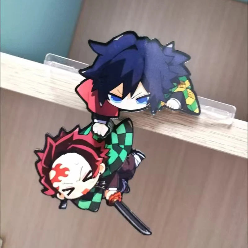 Demon Slayer Acrylic Anime Peripheral Ornaments Tomioka Giyuu Help Kamado Tanjirou Fans Gift 4-6cm Cute Kawaii Toys