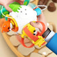 Baby Busy Board Cube Montessori Sensory Toys for Toddler Educational Learning Activities Travel Toy Lock Box Fine Motor Skill