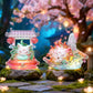 Nine-Tailed Fox Second Round Blind Box Toys Resin Material Electroplating Process Lighting Up Desktop Ornament Mystery Box Gifts