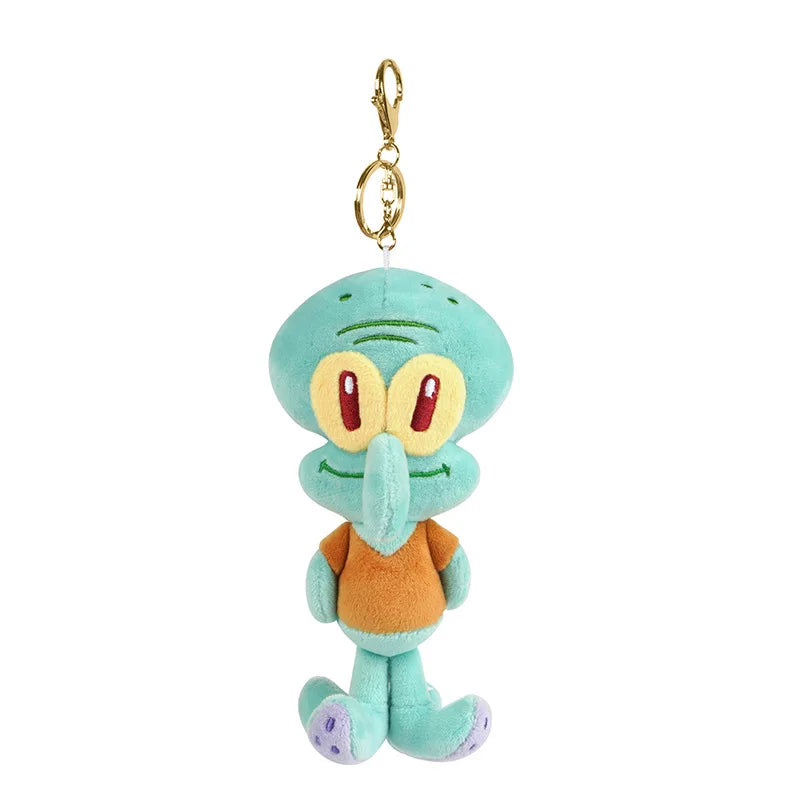 Anime Spongebob Squarepants Patrick Star Squidward Eugene H. Krabs Gary Kawaii Stuffed Plush Toys keychain Birthday Gift For Kid