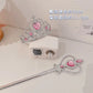 6pcs Rhinestone Tiara Crown and Magic Wand With Glitter Crystal Head Hoop Jewelry Hair Accessories For Girls Teens Birthday Gift