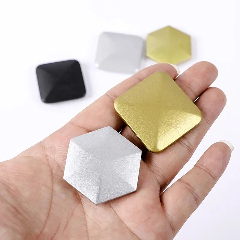 Hexagonal Square Fun Desktop Flip Toy - Fingertip Gyro Pocket Stress Relieving Artifact For Children And Adults
